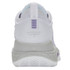 K-Swiss Women's Hypercourt Supreme 2 Clay Tennis Shoe (White/Lunar Rock/Purple Haze)