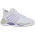 K-Swiss Women's Hypercourt Supreme 2 Clay Tennis Shoe (White/Lunar Rock/Purple Haze)