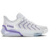 K-Swiss Women's Ultrashot 4 Tennis Shoe (White/Lunar Rock/Purple Haze)