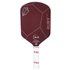 Six Zero Ruby 16mm Pickleball Paddle