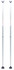 Tourna Single Sticks for Tennis, Portable Design, Chrome
