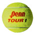 Penn Tour Tennis Balls - Regular Duty Felt Pressurized Tennis Balls (1 Can, 3 Balls)