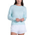 Lucky in Love Women’s Hype Long Sleeve Top – Lightweight UPF 50+ Athletic Shirt, Breathable Performance Top