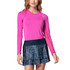 Lucky in Love Women’s Breeze Long Sleeve Top – UPF 50+ Lightweight Fitted Athletic Shirt, Breathable Performance Top