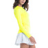 Lucky in Love Women’s Breeze Long Sleeve Top – UPF 50+ Lightweight Fitted Athletic Shirt, Breathable Performance Top