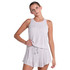Lucky In Love Women's Rib Breezy Tank for Padel, Pickleball, Tennis, and Workout 
