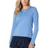 Lucky In Love Women's High Low Breezy Long Sleeve Shirt