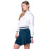 Lucky In Love Women's Rally Mock Neck Cardigan