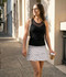 Lucky in Love Womens Scallop Tennis Skirt, Premium Moisture-Wicking Athletic Skort for Tennis, Pickleball, Padel & Workout