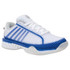 K-Swiss/Lucky In Love Women's Hypercourt Express 2 Tennis Shoe (White/Electric Blue/Silver)