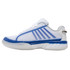 K-Swiss/Lucky In Love Women's Hypercourt Express 2 Tennis Shoe (White/Electric Blue/Silver)