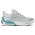 K-Swiss Women's Ultrashot 4 Tennis Shoe (Glacier Gray/Baltic/Blanc de Blanc)