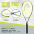 HEAD Tour Pro Tennis Racquet | Pre-Strung | 27 Inch | 4 3/8" Grip