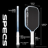 Joola Perseus Pro V Breeze Blue 16mm Pickleball Paddle