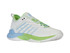 K-Swiss Women's Hypercourt Supreme 2 Tennis Shoe (Size 6.5, Lucent White/Dutch Canal/Paradise Green) (No Original Box)