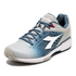Diadora Men's Speed Competition 7+ All Ground Tennis Shoe (Size 7.5 Silver/Oceanview/White) (No Original Box)