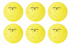 Dura Fast 40 Pickleballs | Outdoor pickleball balls | Yellow| Pack of 6 | USAPA Approved and Sanctioned for Tournament Play, Professional Perfomance