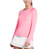 Lucky in Love Women’s High Low Breezy Long Sleeve Top