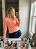 Lucky in Love Women’s High Low Breezy Long Sleeve Top