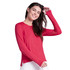 Lucky in Love Women’s High Low Breezy Long Sleeve Top