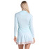 Lucky in Love Women’s Free Play Zip Long Sleeve Top – UPF 50+ LUV Lightweight Mock Neck Athletic Shirt with Mesh Panels   
