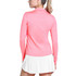 Lucky in Love Women’s Free Play Zip Long Sleeve Top – UPF 50+ LUV Lightweight Mock Neck Athletic Shirt with Mesh Panels   
