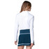 Lucky in Love Women’s Free Play Zip Long Sleeve Top 