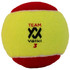 VOLKL Team 3 Red Tennis Balls |  Low Compression Training Balls for Beginners | 25% Bounce Rate | Ages 5-8
