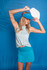 Lucky in Love Women’s Performance Visor, Lightweight Adjustable Visor w/ Moisture-Wicking Headband, Golf, Padel & Pickleball 