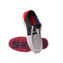 SKONI Women's Spikeless | Slip On | Lightweight | Golf Shoe (Size 6, White,Red,Blue) (No Original Box)
