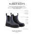 ILSE JACOBSEN HORNBAEK Women's Rub30C Ankle Rain Boot (Size 11, Blue Cloud) (No Original Box)