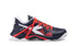 Diadora Men's B.Icon 2 All Ground Tennis Shoe (Blue/White/Fiery Red, 14.5)