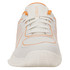 K-Swiss Women's Express Light Pickleball 2 2E (Blanc de Blanc/Blazing Orange) 