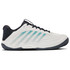K-Swiss Men's Hypercourt Express 3 Clay Tennis Shoe (Blanc De Blanc/Carbon/Baltic)