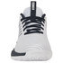 K-Swiss Men's Ultrashot Light Tennis Shoe (White/Carbon/Baltic)