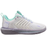 K-Swiss Women's Ultrashot 3 Tennis Shoe (Nimbus Cloud/Lilac Gray/Neon Purple)