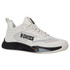 K-Swiss Men's Hypercourt Pinnacle Tennis Shoe (Blanc de Blanc/Moonless Night/Gold) 