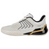 K-Swiss Men's Ultrashot 4 Tennis Shoe (Blanc de Blanc/Moonless Night/Gold) 