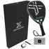 Oxdog Ultimate Pro Light Padel Racquet (Black/Teal/Silver)