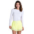 Lucky In Love Women's High Waist Seersucker Skirt 