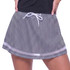Lucky In Love Women's High Waist Seersucker Skirt 