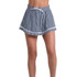 Lucky In Love Women's High Waist Seersucker Skirt 