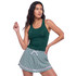 Lucky In Love Women's High Waist Seersucker Skirt 