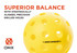 Onix Fuse G2  Outdoor Pickleball Balls (Yellow, Box of 3)