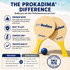 Pro Kadima Paddle Raquet Ball Set-Solid Colors-Bundle Pack (4balls Included)