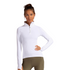 BloqUV Women's UPF 50+ Sun Protection Active Mock Zip Top.
