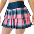 Faye+Florie Women's Lisa Tennis Skirt (Pink & Blue Plaid)
