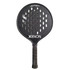 Vector Pro Spin Max Version 2 Platform Tennis Paddle by Xenon Paddle, Oversize Head, Even Balance Point, Medium Firmness Foam Core, Power and Control, 4.25” Grip, Black/Black