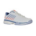 K-Swiss Men's Hypercourt Express 2 Tennis Shoe (Lucent White/Infinity/Scarlet Ibis)