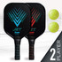 Franklin Jet Aluminum Pickleball Paddle and Ball Set (2 Paddles & 2 Pickleballs)
